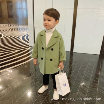 Boys Woolen Coat New Spring And Autumn Children